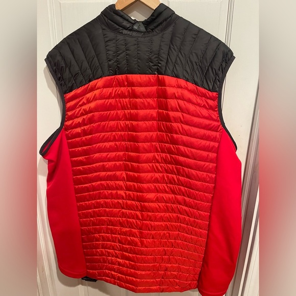 Eddie Bauer Men's Red and Black Quilted Vest XXXLT - Picture 5 of 6